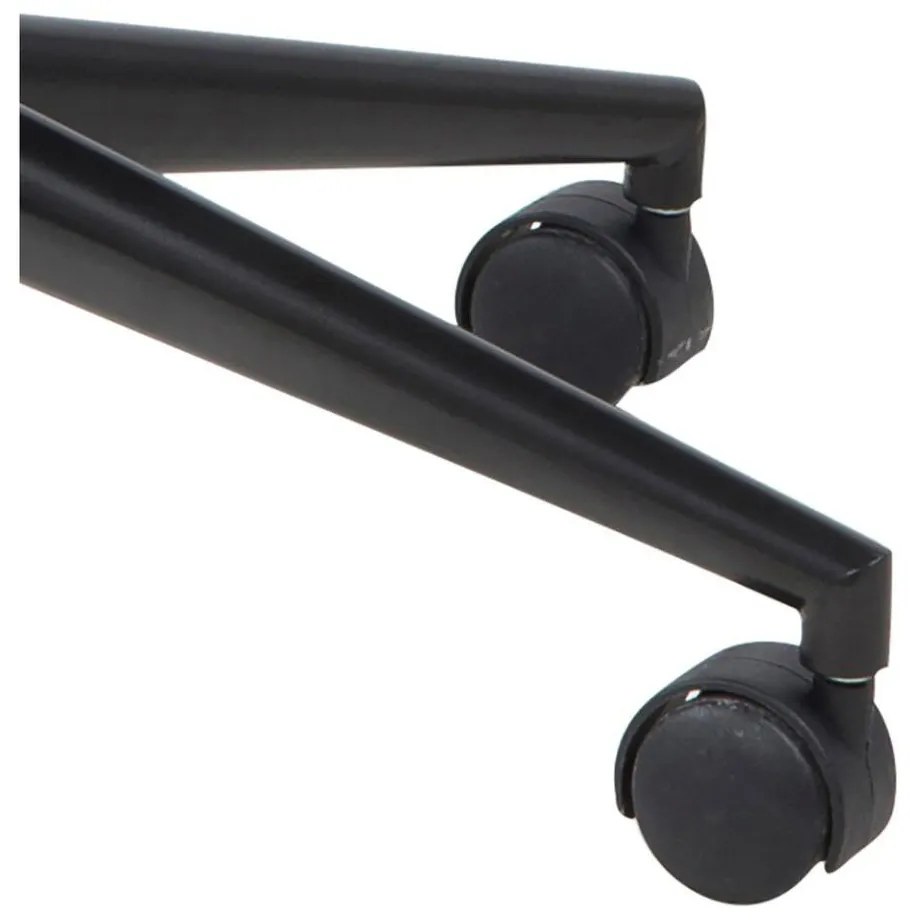 Čierna kancelárska stolička na kolieskach Actona Wislow