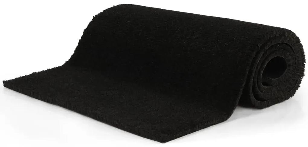 vidaXL Rohožka z kokosového vlákna, 24 mm, 100x300 cm, čierna