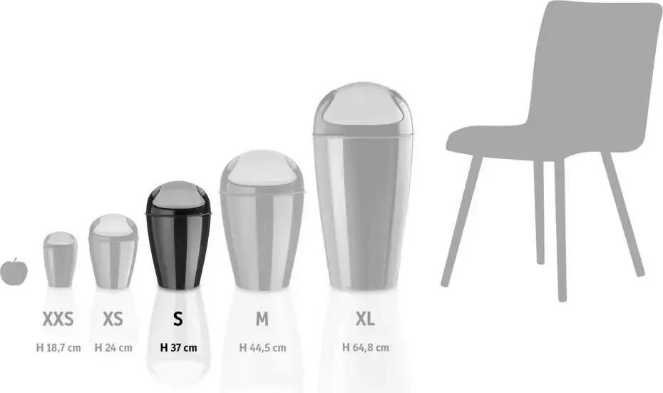 Koziol Kozmetický odpadkový kôš DEL S, 5 l KO5777670