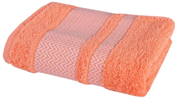 Uterák bavlnený lososový 50x90 cm Ates EMI