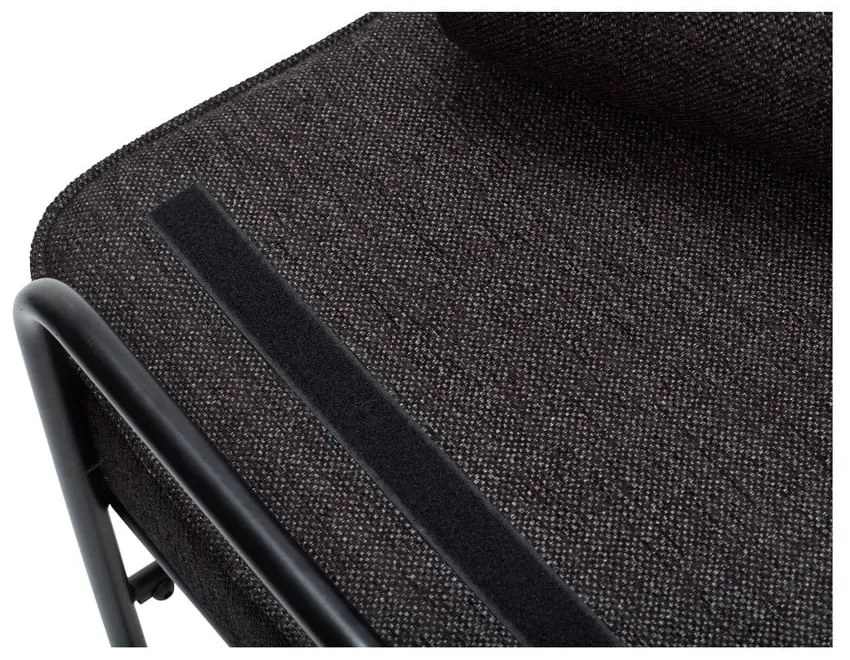 Hnedá leňoška s vankúšom Hübsch Pipe