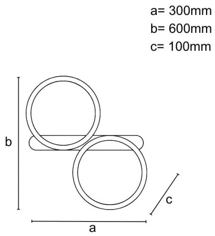 LED stmievateľné stropné svietidlo LED/60W/230V 3000-6500K + diaľkové ovládanie
