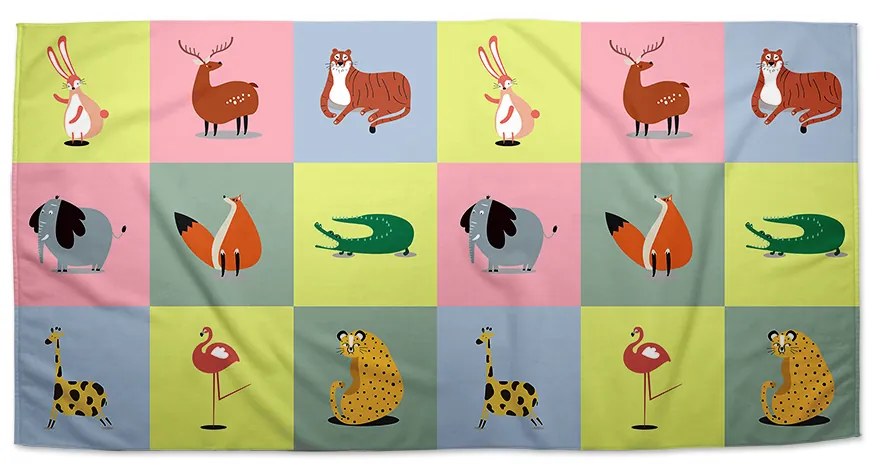 Sablio Uterák Zvieratká zo Zoo - 30x50 cm