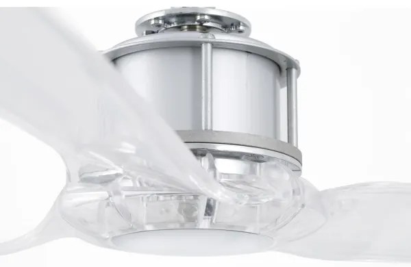 FARO 33394 - Stropný ventilátor JUST FAN lesklý chróm/číra + DO