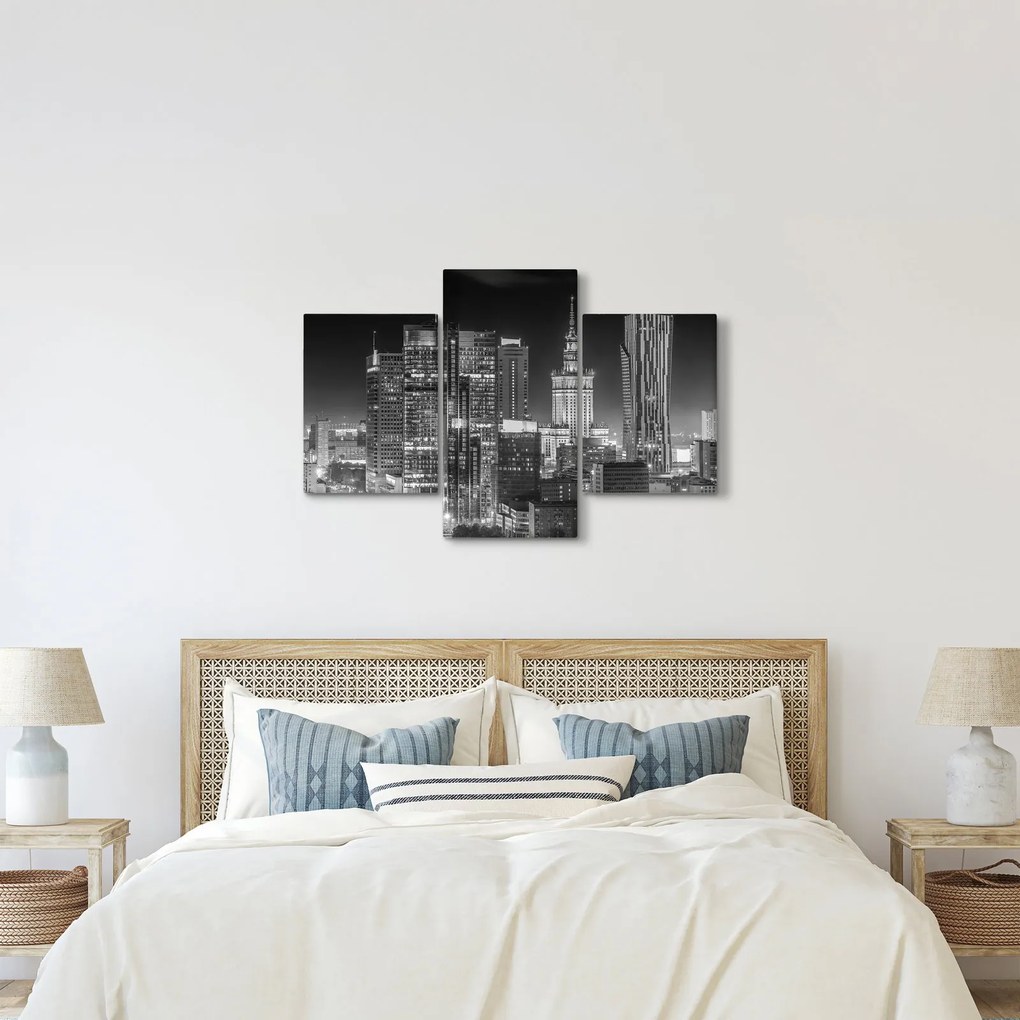 Obraz - Čiernobiely New York (90x60 cm)
