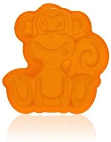 BANQUET Silikónová forma opička 19,5x19,5 x 4,7 cm Culinaria orange 3122030O