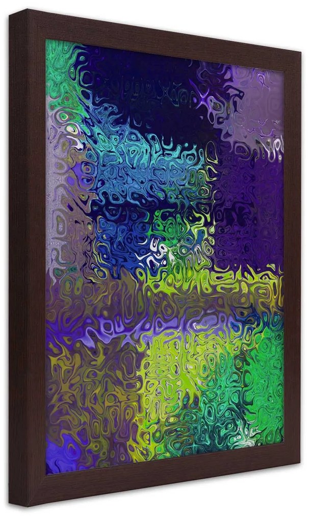 Gario Plagát Fialová abstrakcia Farba rámu: Bez rámu, Rozmery: 70 x 100 cm