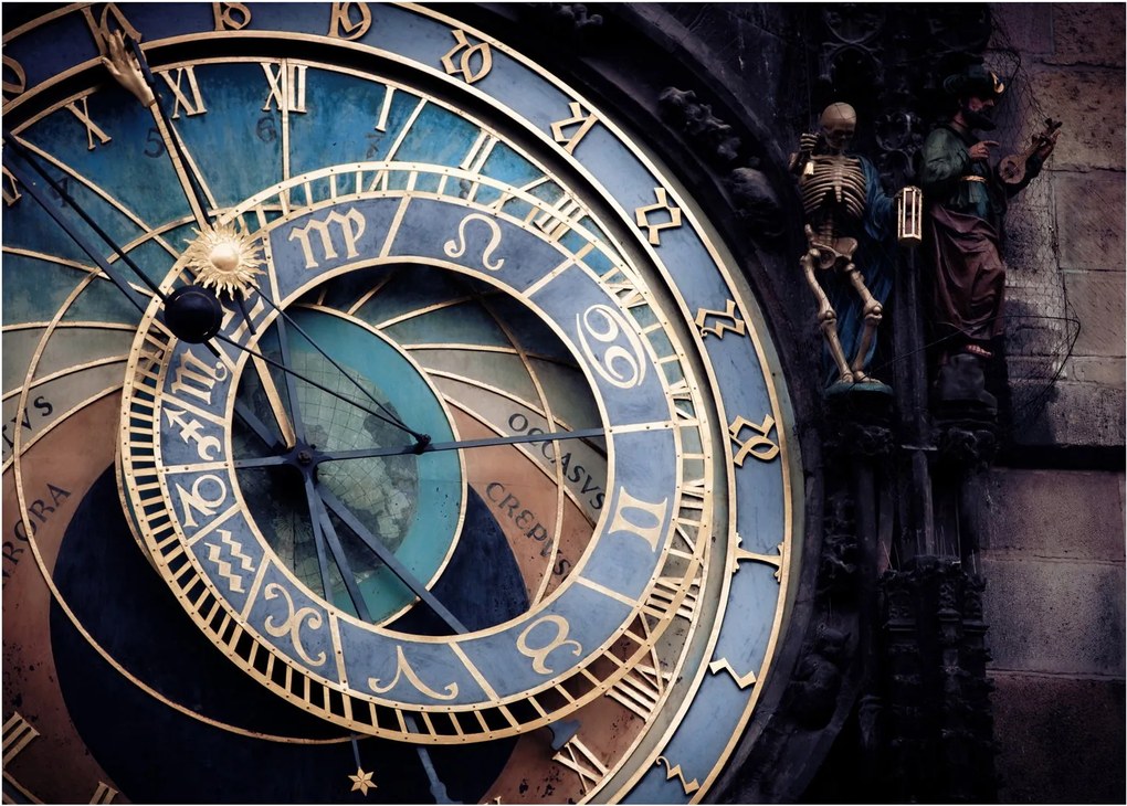 Obraz - Orloj, Praha (70x50 cm)