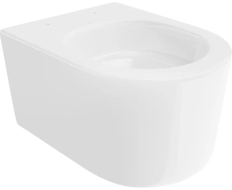 Mexen Sofia, závesná WC misa 490x360x355 mm, Rimless Tornádo, biela lesklá, 3354XX00T