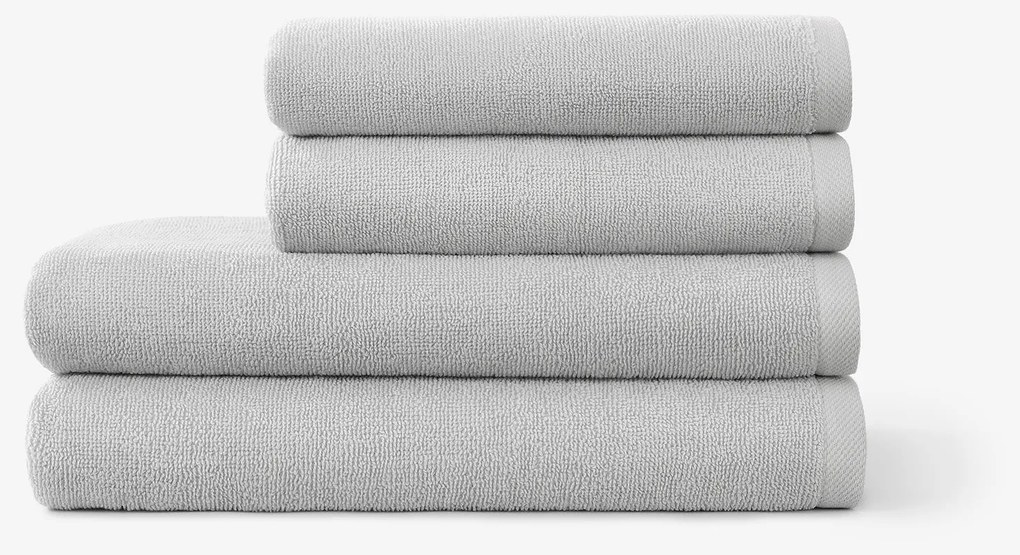 Goldea bavlnený froté uterák / osuška soft bez bordúry – sivý 30 x 50 cm