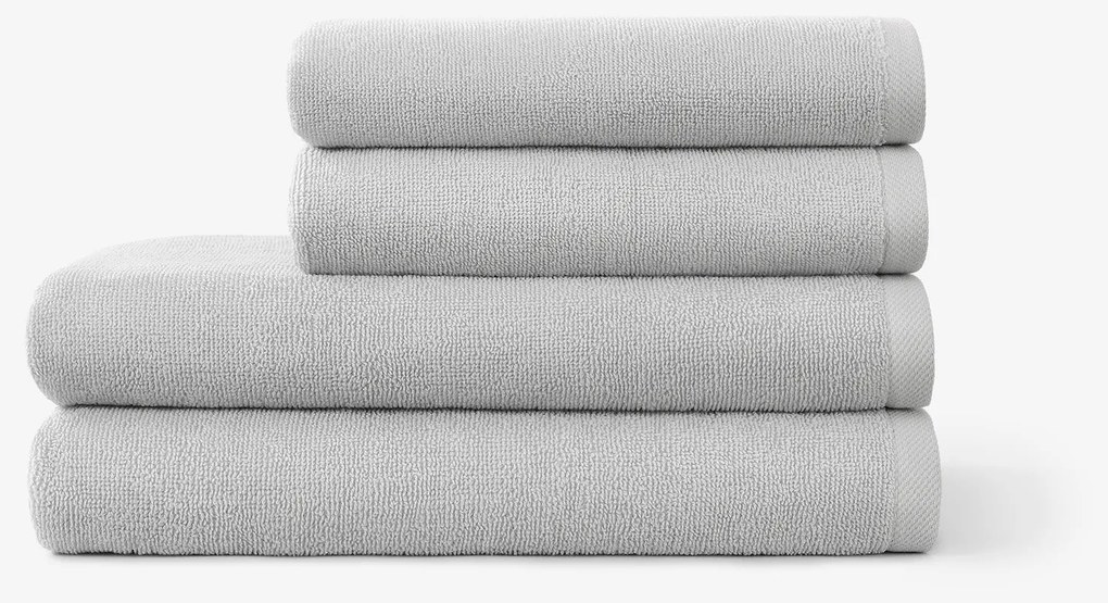 Goldea bavlnený froté uterák / osuška soft bez bordúry – sivý 50 x 100 cm