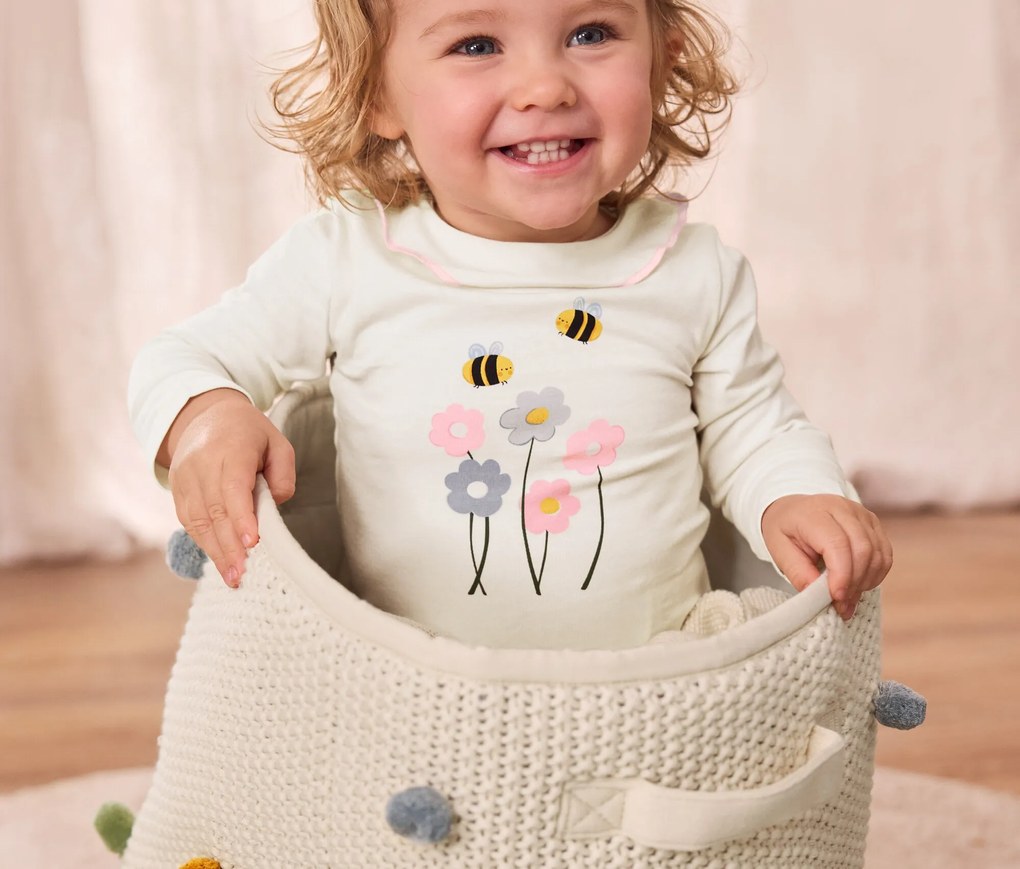 Veľký odkladací kôš do detskej izby