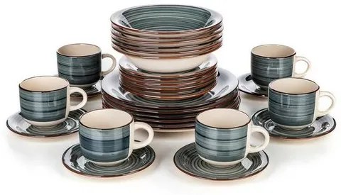 Banquet 30-dielna jedálenská súprava Spiral ​Blue