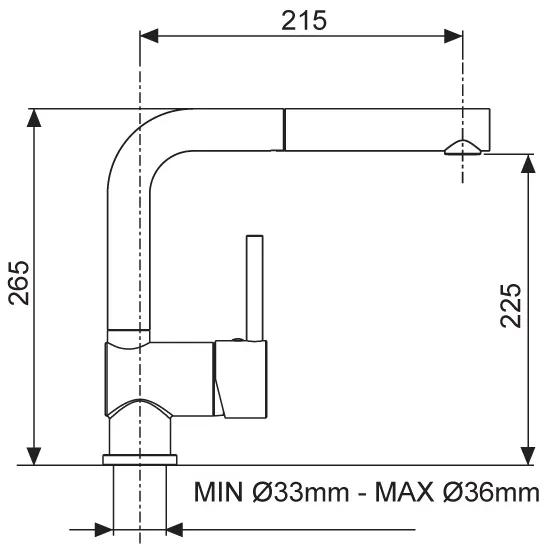 Sinks MIX 3 P sahara AVMI3PGR50