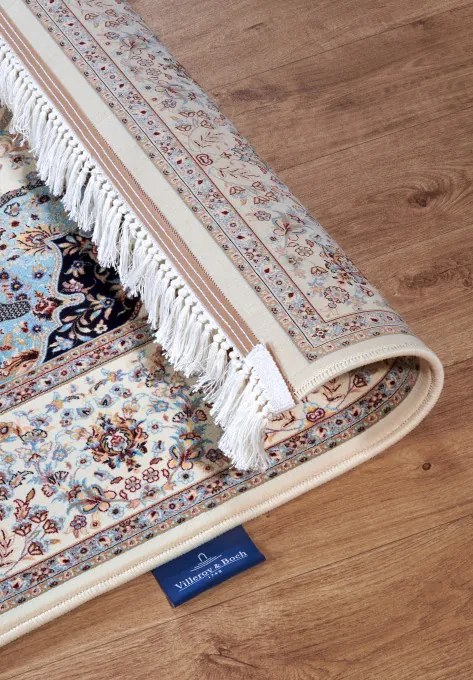Koberec Villeroy & Boch Kollektion 1870 Etienne modrý / krémový