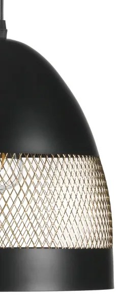 ONLI - Luster na lanku POLLY 1xE27/22W/230V čierna