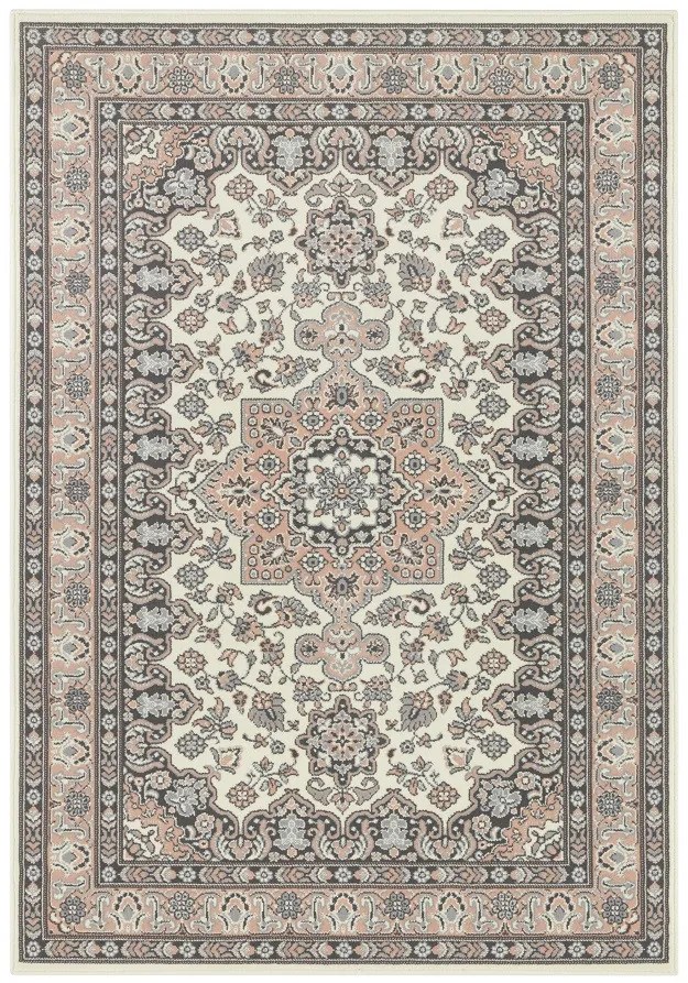 Hanse Home, Kusový koberec Mirkan 104443 Cream / Rose, 80x250, ružová, obývacia izba