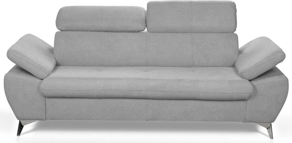 Trojsedák Gisele, svetlo šedá látka