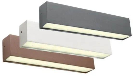 Redo 90395 - LED Vonkajšie nástenné svietidlo OMNIA LED/12W/230V 3000K IP54 hnedá