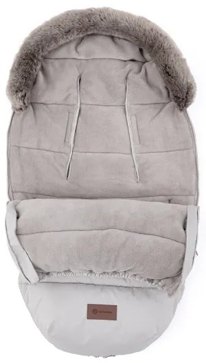 PETITE&amp;MARS - Detský fusak 4v1 COMFY Champagne Shower strieborná