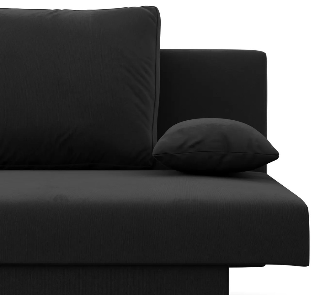 Veľká rozkladacia pohovka SONY model 2 Čierna