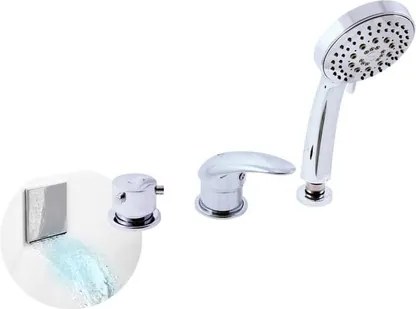 Vaňová batéria RAV Slezák so sprchovacím setom chróm D463.0P