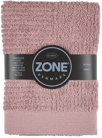 Ružový uterák Zone Classic, 50 × 70 cm
