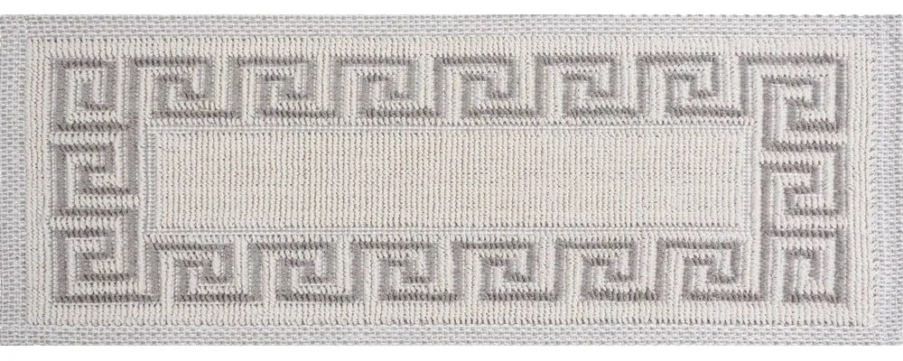 Krémovobiele bavlnené nášľapy na schody v súprave 16 ks 25x65 cm Versace Bej – Vitaus