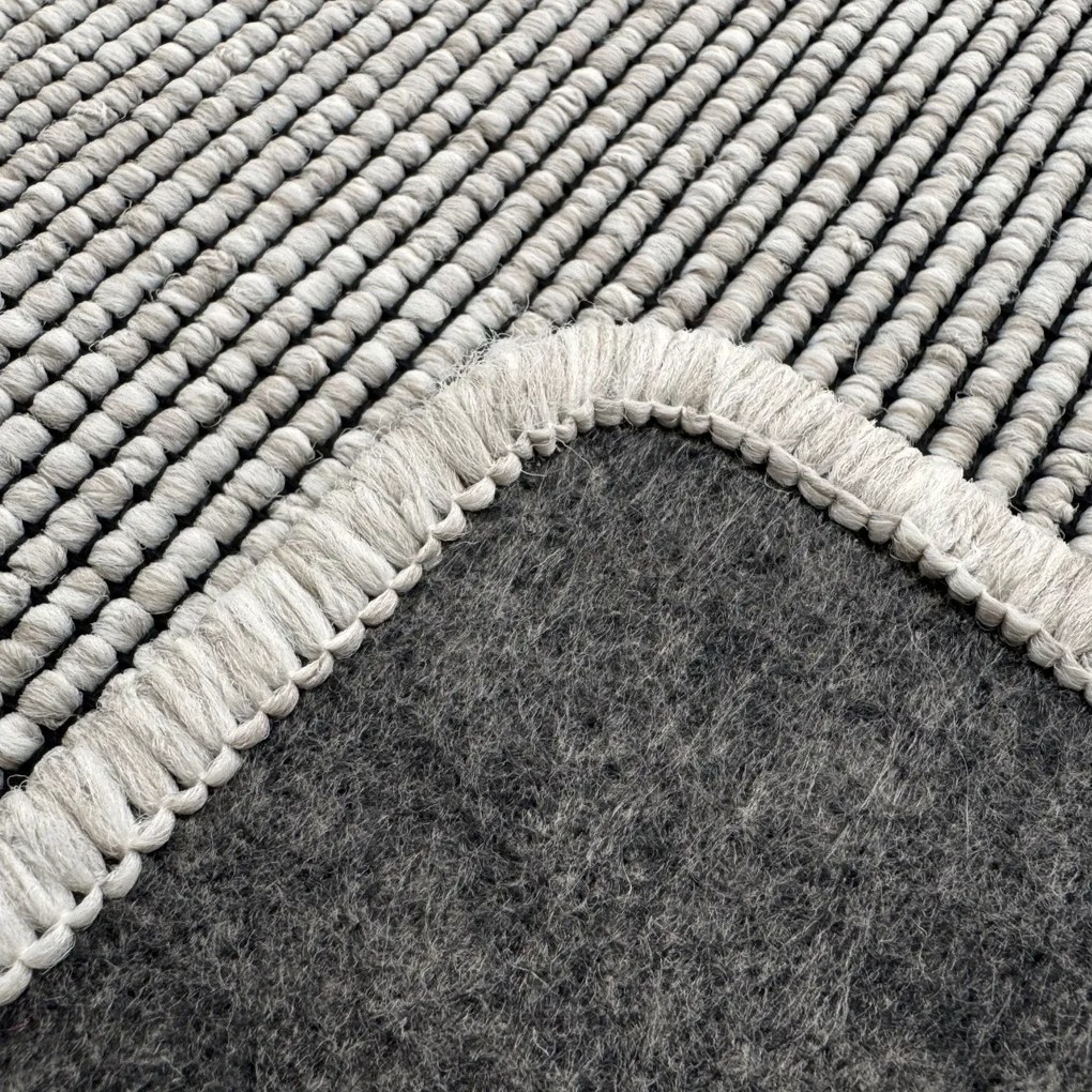 Vopi, Kusový koberec Nature NEW béžová štvorec, 400x400, béžová, kuchyňa