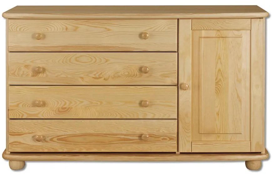 Komoda z Borovice KD148 surová