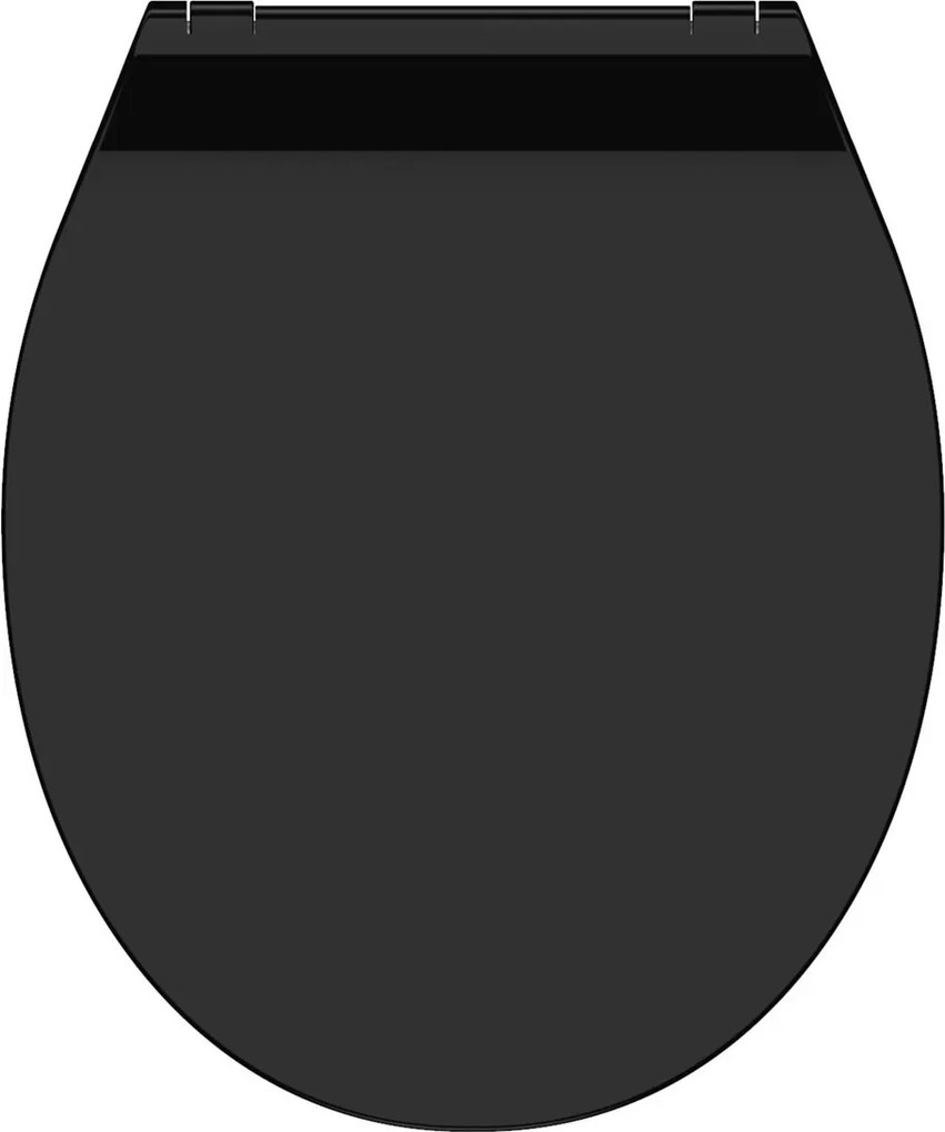Eisl Sanitär WC sedátko Duroplast Soft Close Slim Black 82710