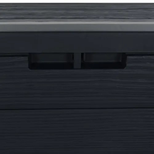 vidaXL Záhradný úložný box antracitový 58,5x46x55 cm polypropylénový-