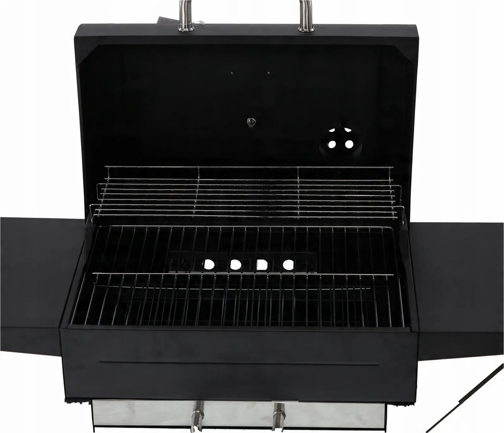 CH Záhradný gril na drevené uhlie s vekom