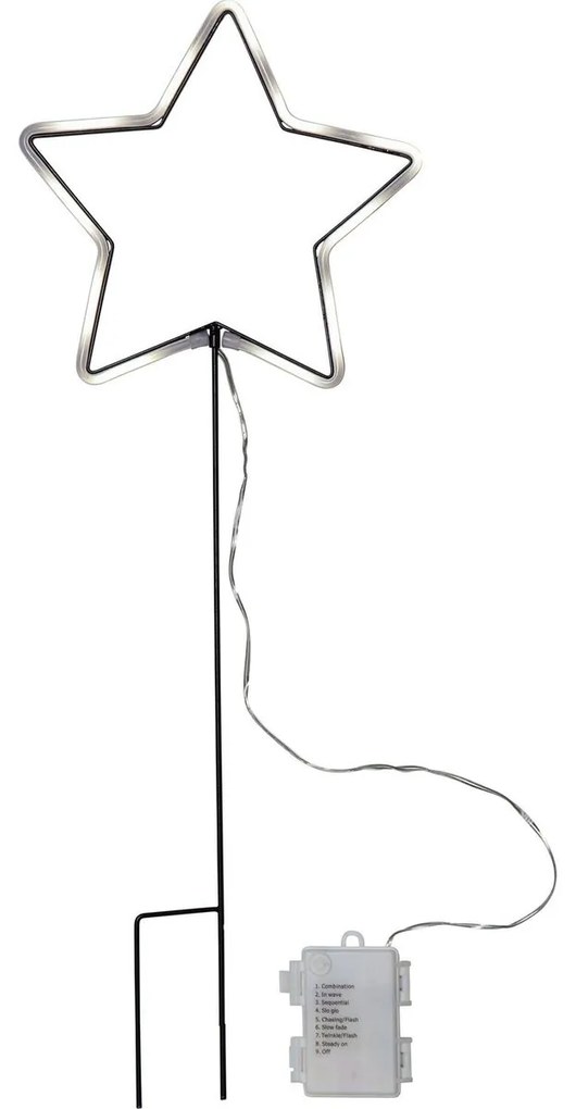 Eglo LED svetelná dekorácia NEONSTAR, napájanie: batériové, studená biela, výška: 58 cm