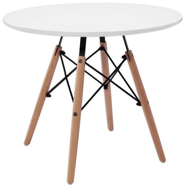 Konferenčný stolík PARIS DTW 60 cm biely