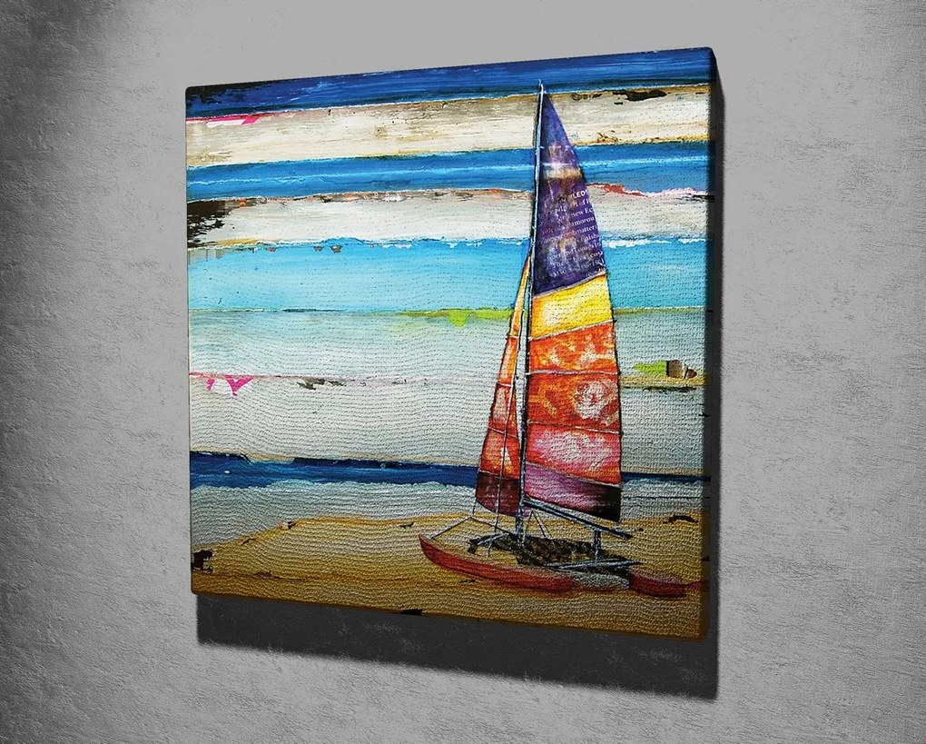 Obraz na plátne Windsurfing KC211 45x45 cm