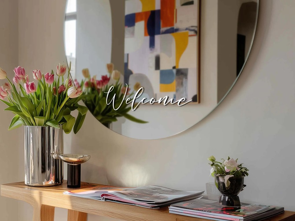 Nálepka na zrkadlo S19 – Welcome