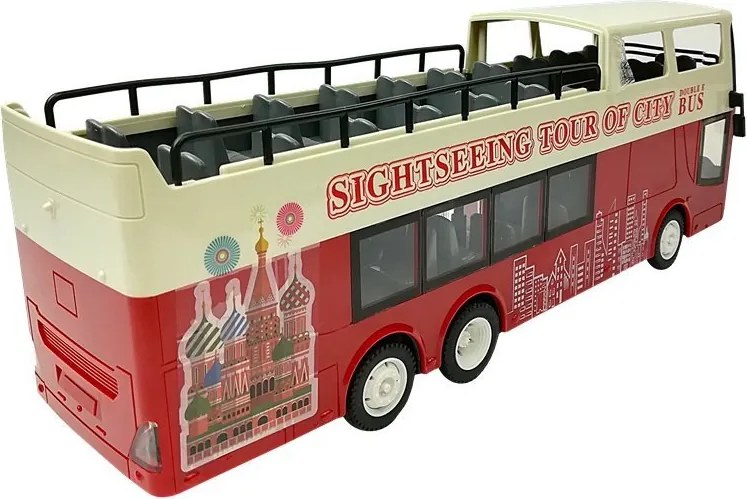 Double E Diaľkovo ovládaný R/C 2.4G podlahový autobus 1:18