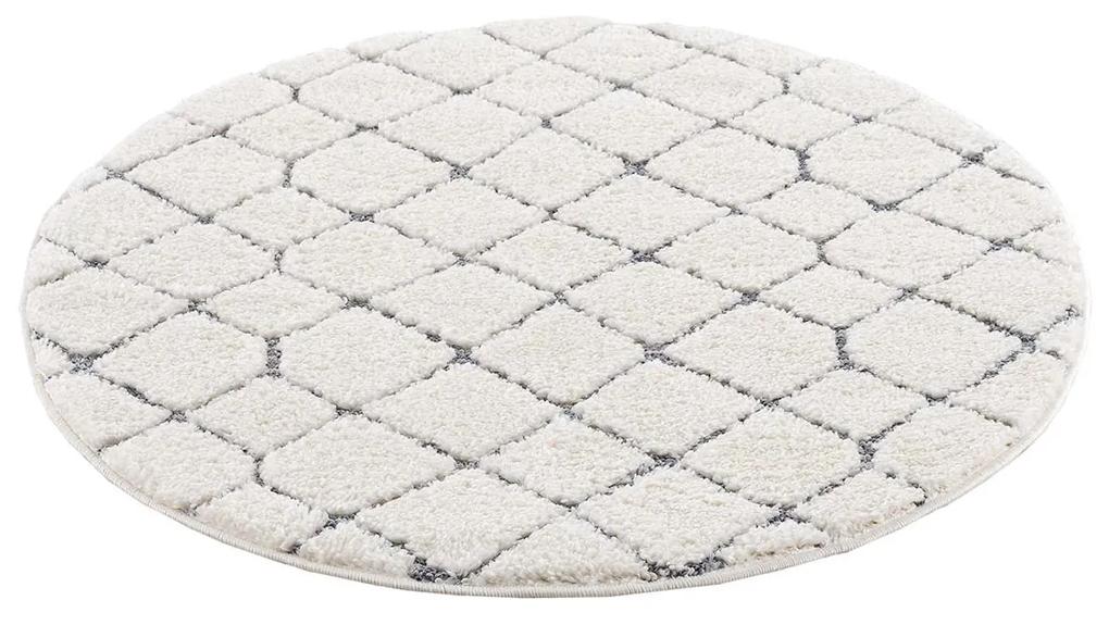 Dekorstudio Moderný okrúhly koberec FOCUS 4499 krémový Priemer koberca: 200cm