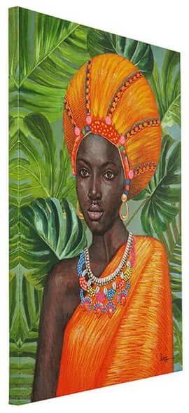 African Beauty obraz viacfarebný