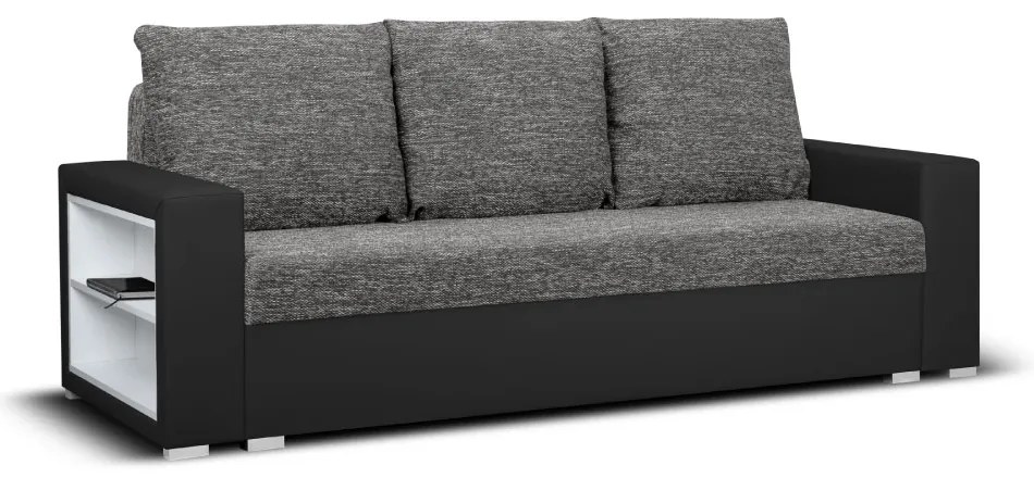 Rozkládací pohovka MILAN I Šedá/Černá