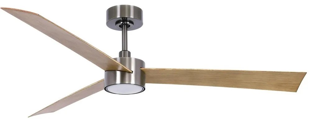 Lucci air 21610449-LED Stmievateľný ventilátor CLIMATE 1xGX53/12W/230Vhnedá/chróm