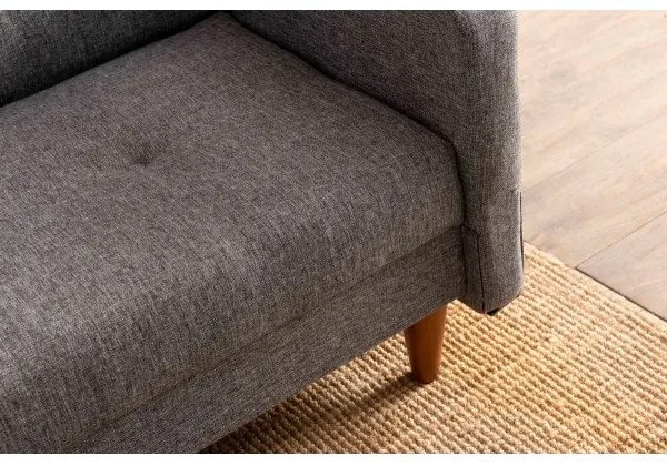 Dvojmiestná sedačka NARA svetlosivá