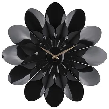Nástenné hodiny Karlsson Flower KA5731BK, 60 cm