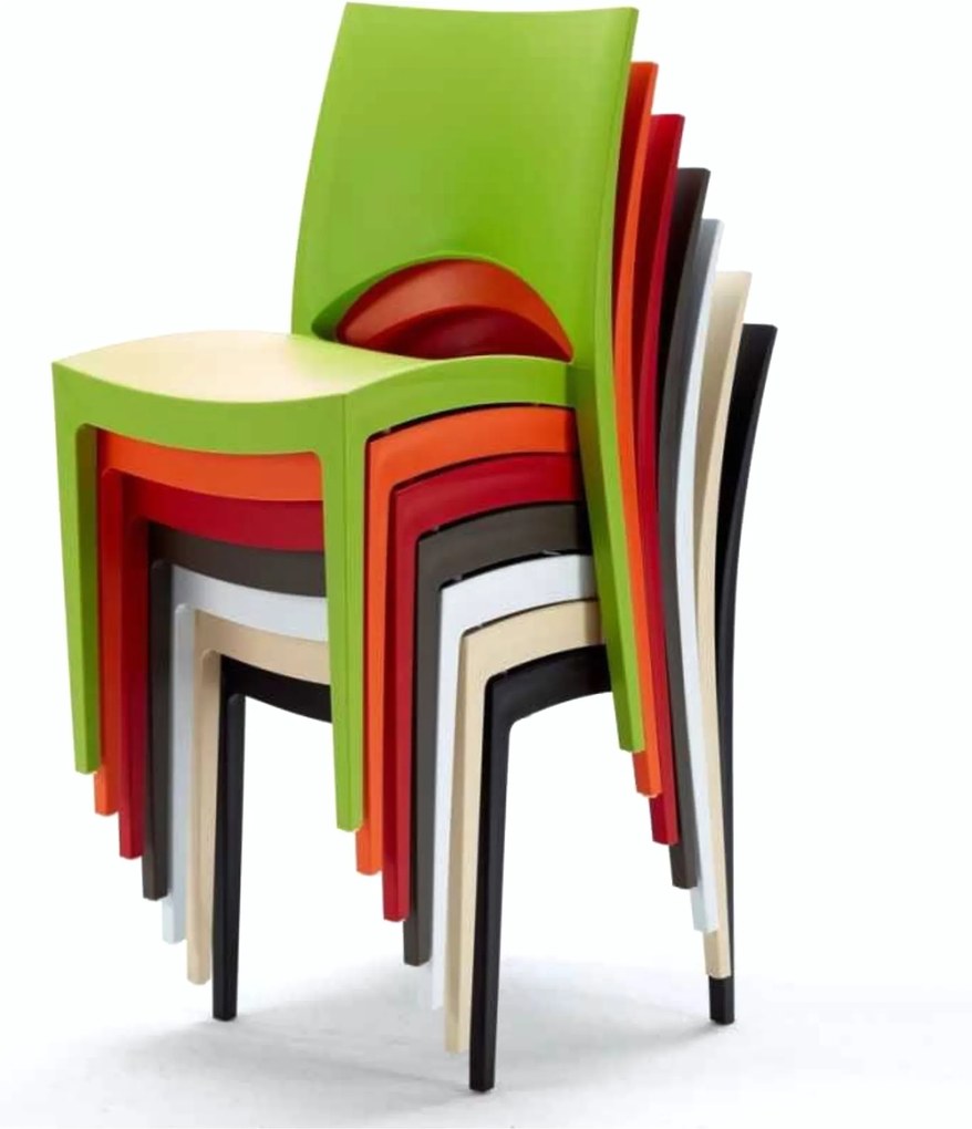 Sconto Jedálenská stolička PARIS biela