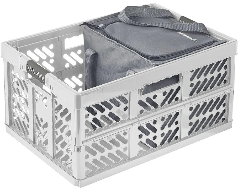 Keeeper Skladací box Ben 45 l Nordic Grey