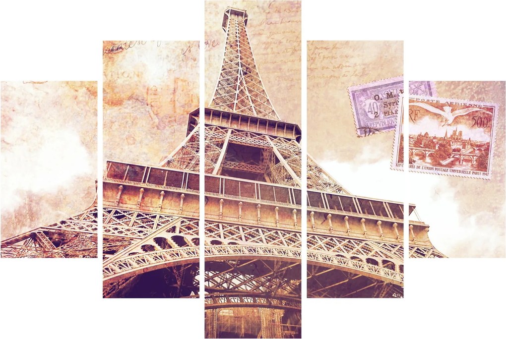 Obraz - Pohľad z Paríža (150x105 cm)