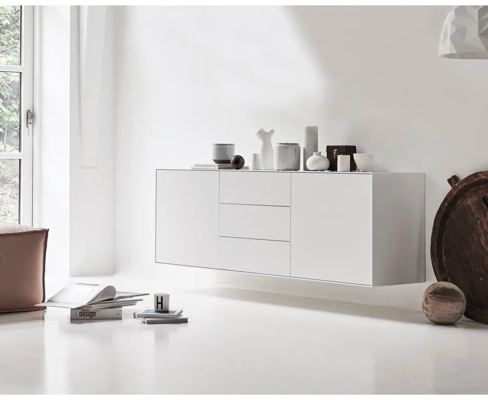 Biela nízka komoda 180x59 cm Edge by Hammel - Hammel Furniture