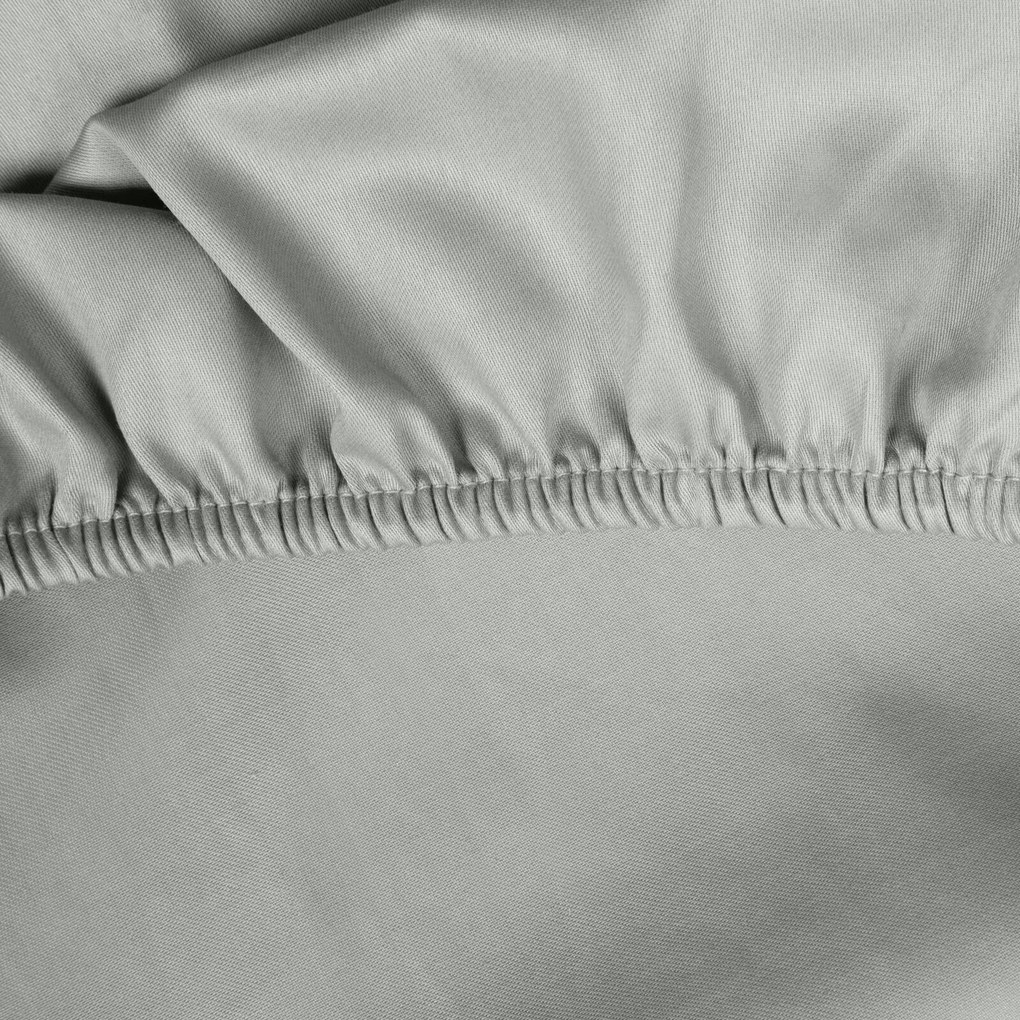 MAKOSATÉNOVÉ PRESTIERADLO DINA 100X200 CM, VÝŠKA 25 CM STRIEBORNÉ