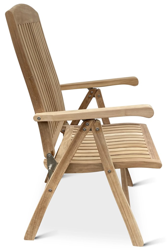 InternetovaZahrada Záhradné polohovacie kreslo America - teak